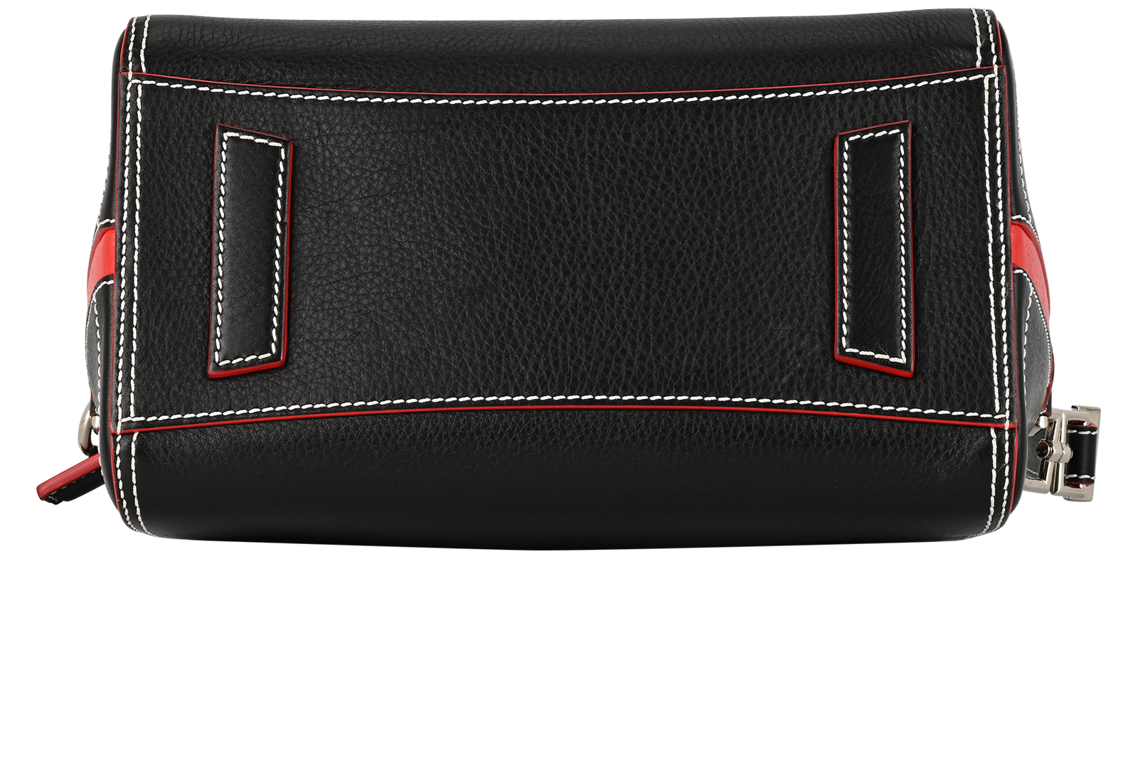 Contrast-Stitched Small Antigona, &pound;495, Handbags, Black/Red, Leather, Top view